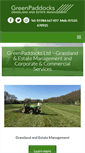 Mobile Screenshot of greenpaddocks.co.uk